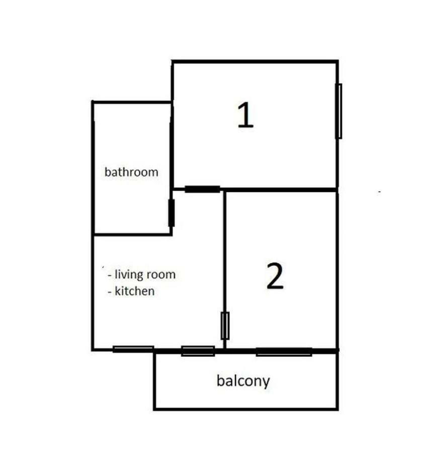 Apartment Rosa 1 Ровінь Екстер'єр фото